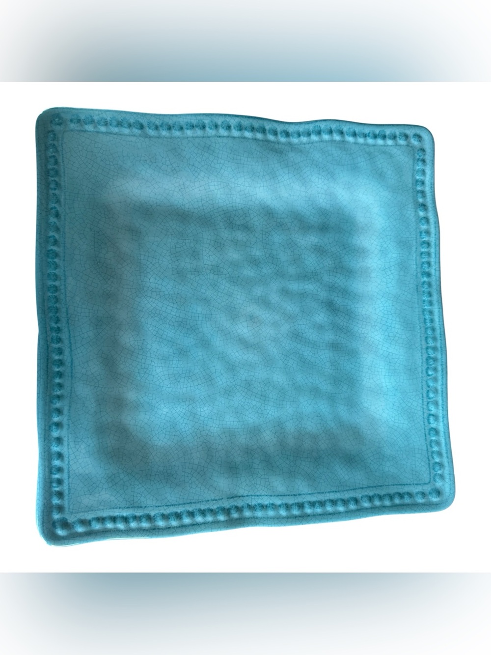 Kim Seybert Turquoise Melamine Plates Set of 4